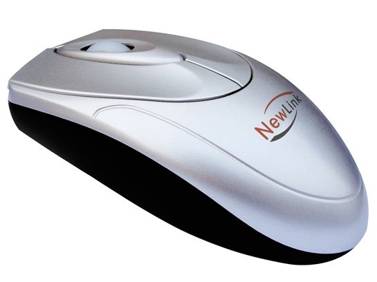 MOUSE USB EASY PRATA NEWLINK